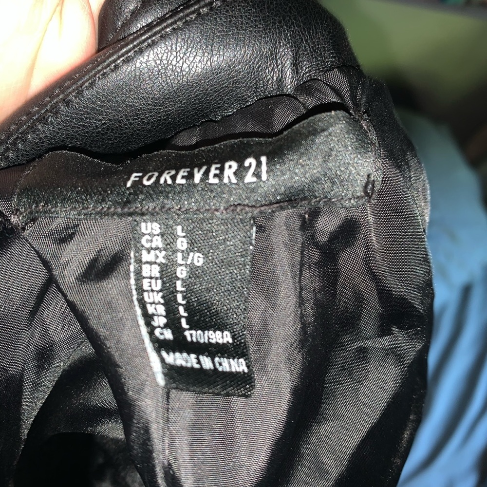 F21 Leather Jacket - image 2